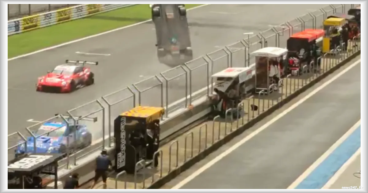 Un pilote de course miraculé après un impressionnant crash à Fuji