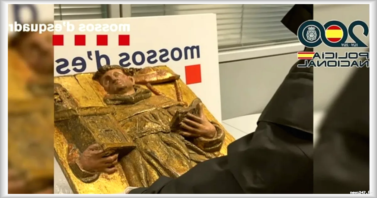 Un retable volé en 2010 retrouvé seize ans plus tard dans un monastère navarrais