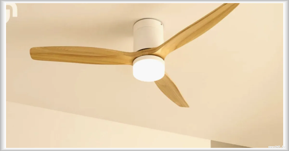 Un ventilateur de plafond connecté Create passe sous les 85 € chez Darty avant l’été