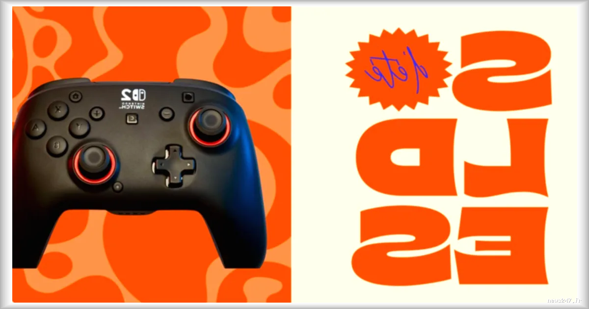Une alternative économique à la manette Pro de la Switch 2 : la manette Turtle Beach Rematch à moins de 45 €