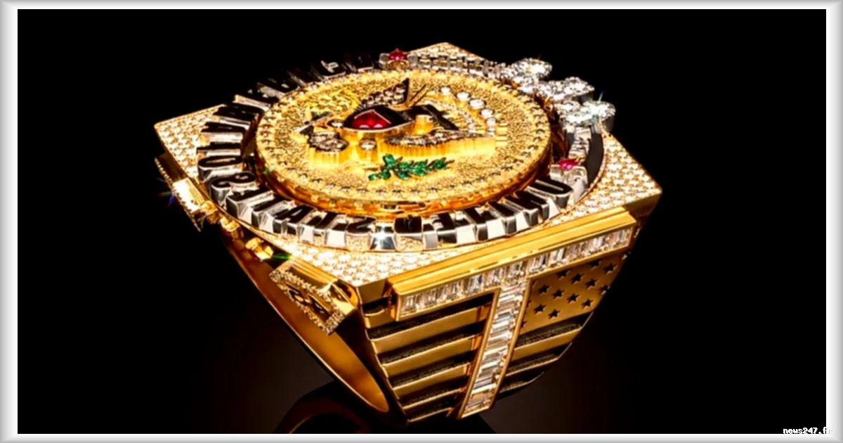 Une bague sertie de 321 diamants offerte à Donald Trump par les diamantaires anversois