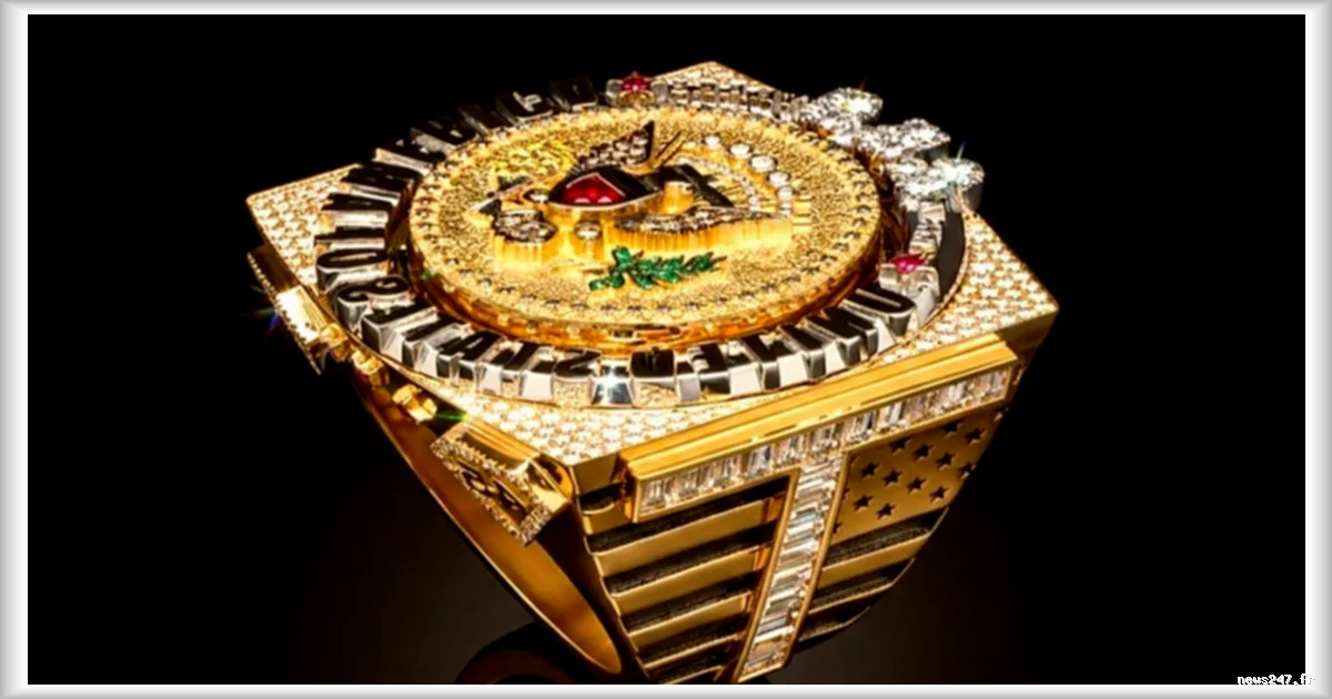Une bague sertie de 321 diamants offerte à Donald Trump par les diamantaires anversois
