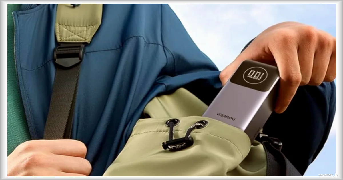 Une batterie externe compacte et puissante à moindre prix