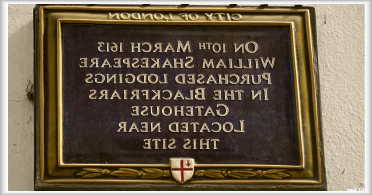 Une carte du XVIIe siècle révèle l'emplacement exact de la maison londonienne de Shakespeare