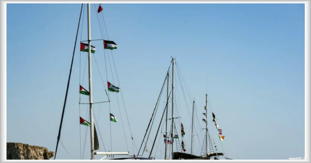 Une flottille humanitaire prendra le large de Barcelone en direction de la bande de Gaza le 12 avril