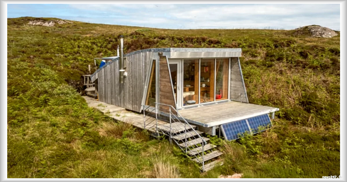 Une île écossaise isolée avec sa cabane autonome mise en vente pour 405 000 €