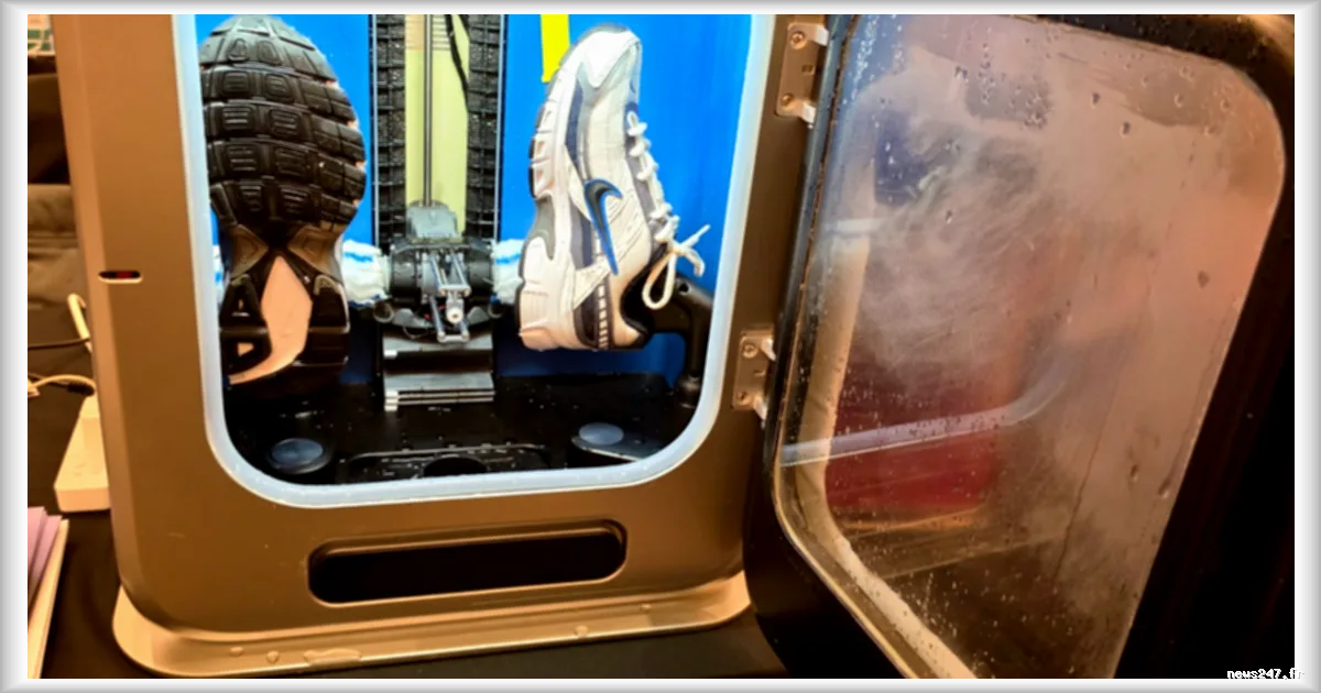 Une machine dédiée aux baskets : lavage, séchage et désinfection en un seul appareil