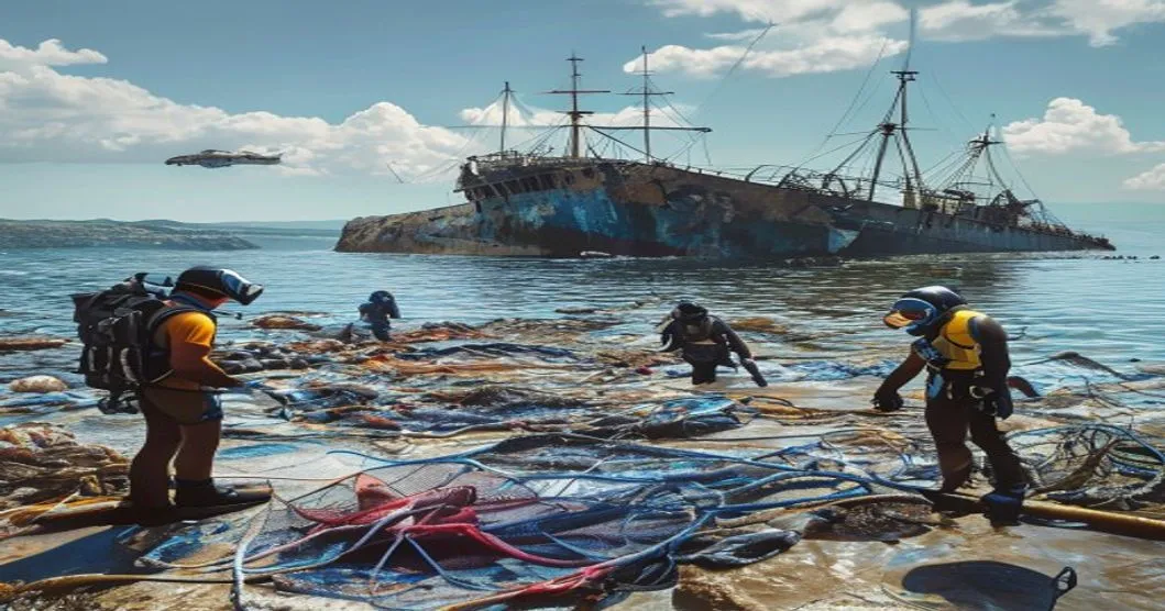 Une mission pour nettoyer les fonds marins de l'île d'Ithaque en Grèce