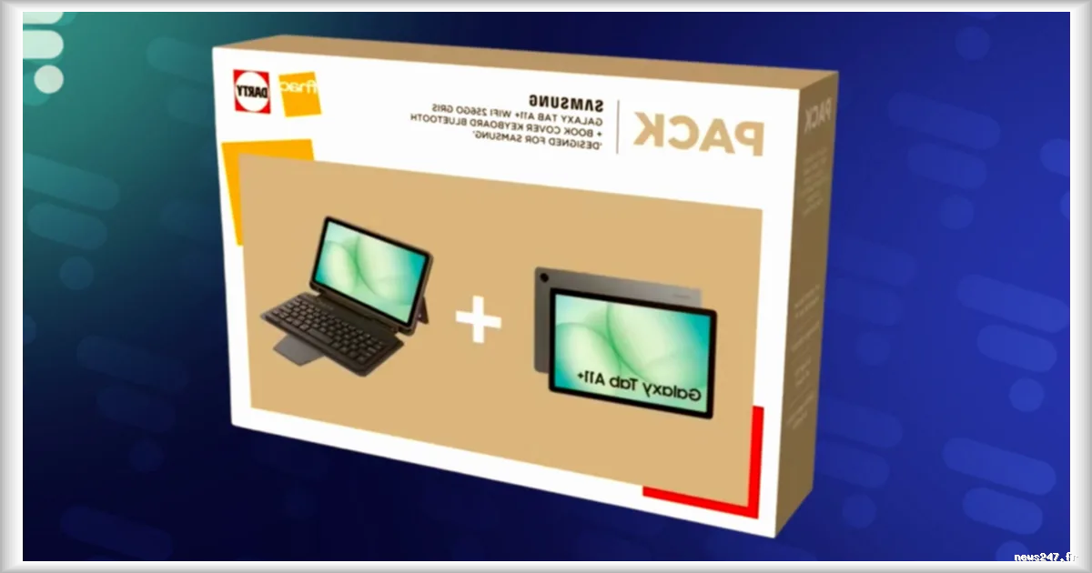 Une offre attractive pour les travailleurs nomades : le pack Samsung Galaxy Tab A11+ et clavier à 249,99 euros