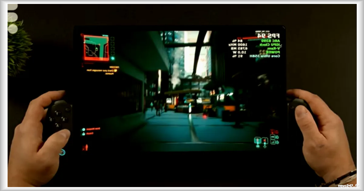 Une tablette portable parvient à faire tourner Cyberpunk 2077 en 1800p sans carte graphique dédiée