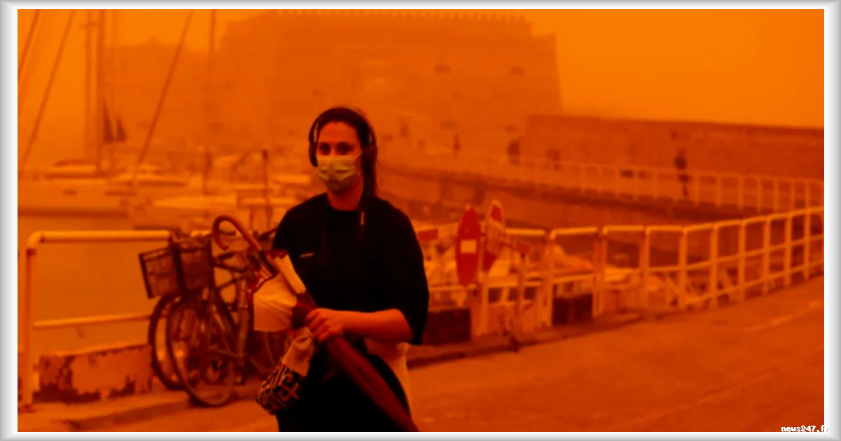 Une vague de sable du Sahara touche la France ce week-end selon Le Figaro