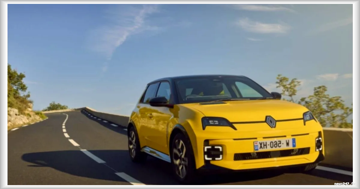 Ventes de voitures électriques en France : la Renault 5 E-Tech en tête du classement en juillet 2026