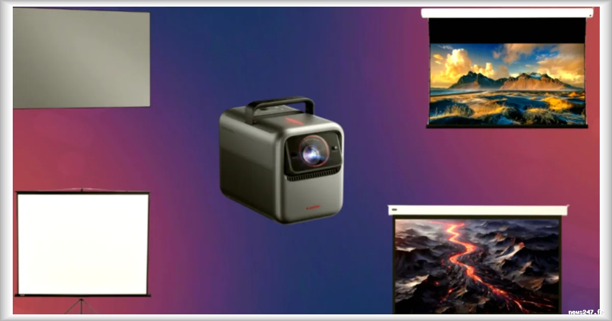 Vidéoprojecteurs : quels écrans choisir pour une image optimale ? La sélection de Frandroid