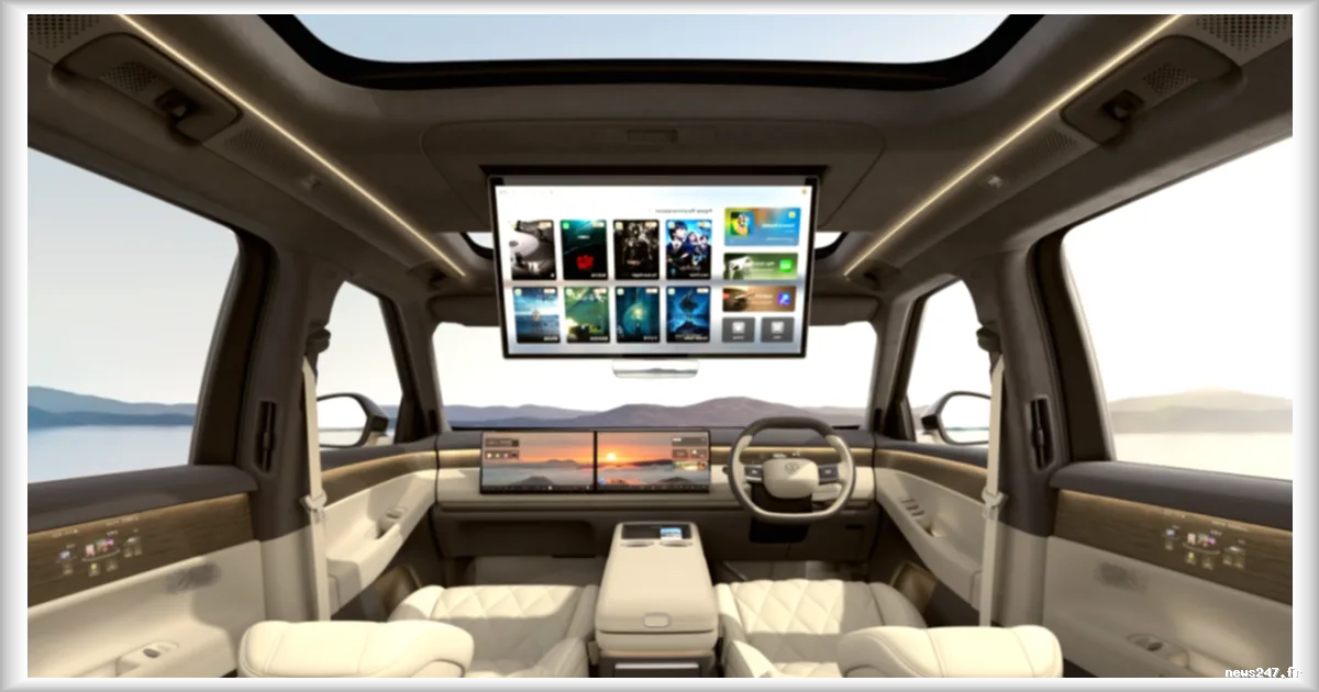 Volkswagen devoile l'interieur de sa nouvelle voiture electrique chinoise ID. Era 9X