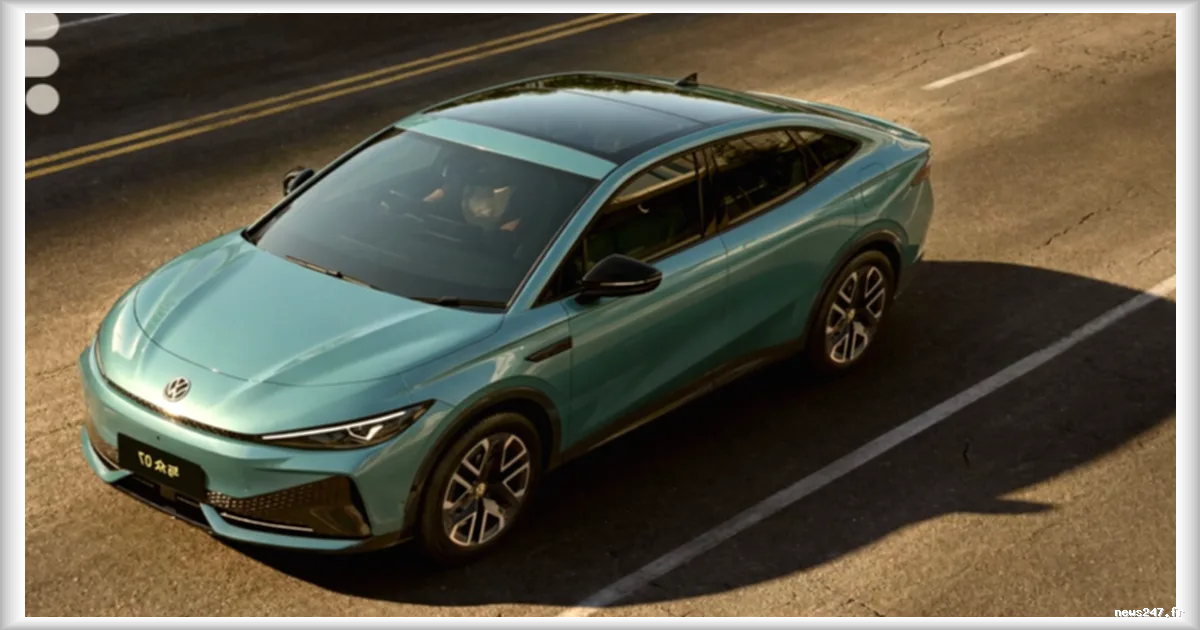 Volkswagen lance la ID. Unyx 07 en Chine, une voiture électrique conçue avec Xpeng à moins de 20 000 euros