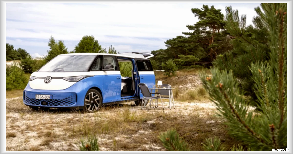 Volkswagen présente l’ID. California Cruise, dérivé aménagé de l’ID. Buzz électrique