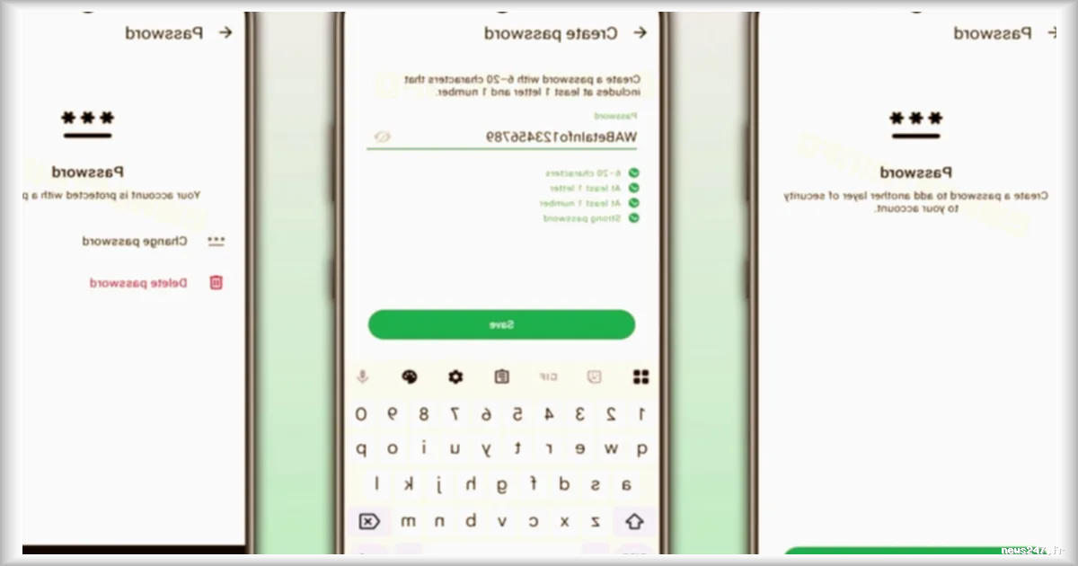 WhatsApp annonce l'integration d'une authentification par mot de passe pour renforcer la securite des comptes