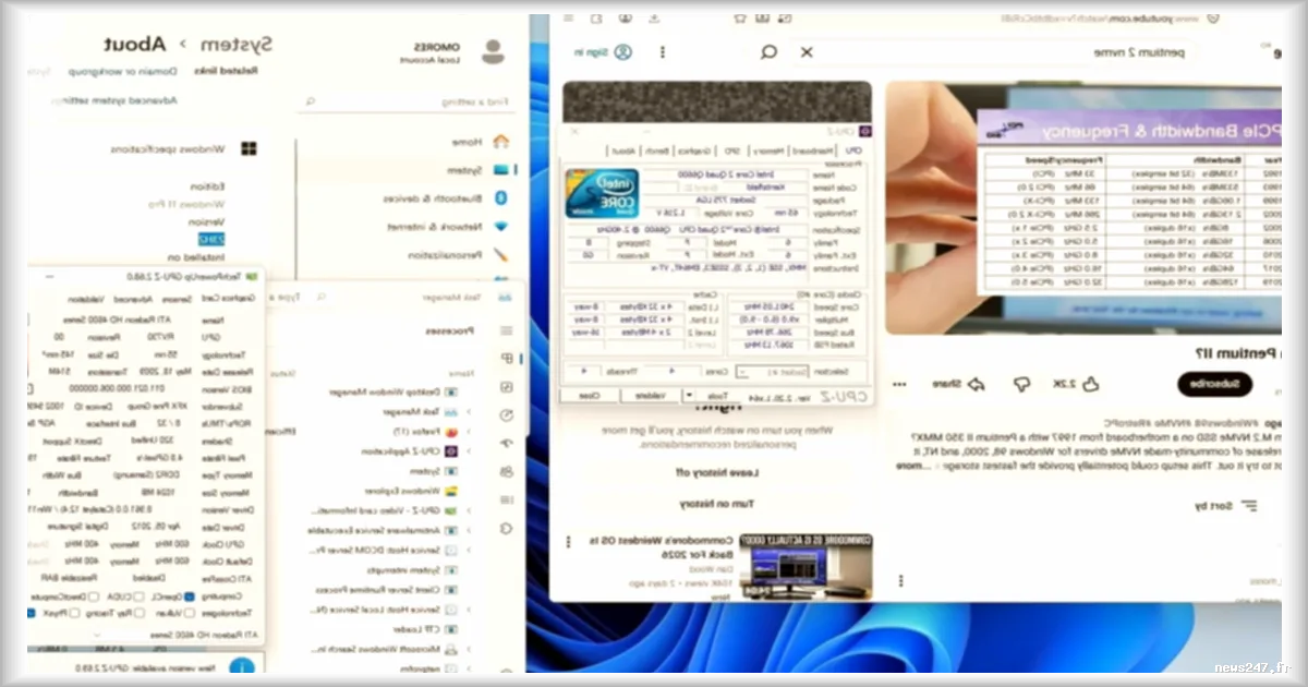 Windows 11 sur une carte mère de 2003 : un bricoleur releve le defi