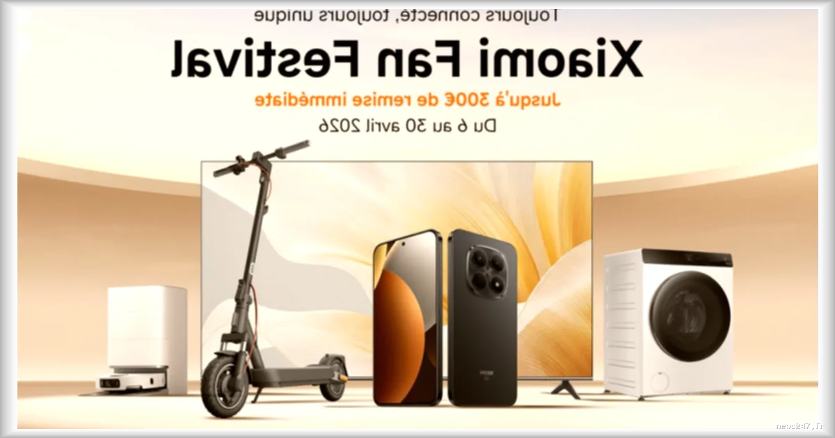 Xiaomi Fan Festival : 5 produits phares à prix mini pour les 16 ans de la marque