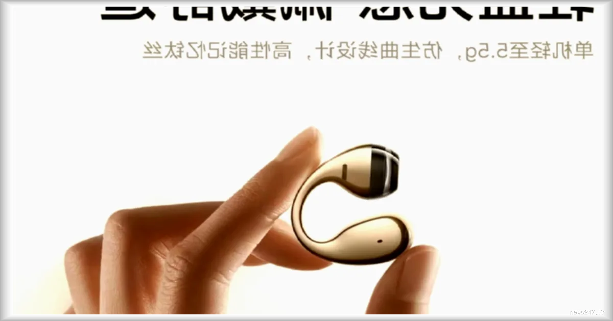 Xiaomi lance ses premiers écouteurs à clipsage auriculaire, une innovation dans l'audio grand public