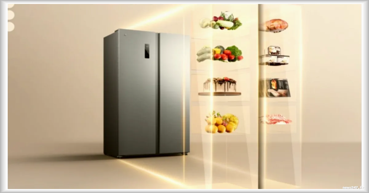 Xiaomi lance un nouveau réfrigérateur connecté de 621 litres