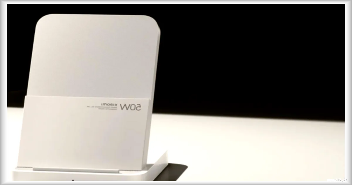 Xiaomi propose son chargeur sans fil Qi 50 W à moins de 40 € : un excellent rapport performance/prix