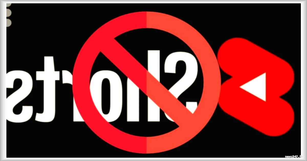 YouTube introduit une nouvelle fonctionnalite pour masquer les Shorts sur son application mobile