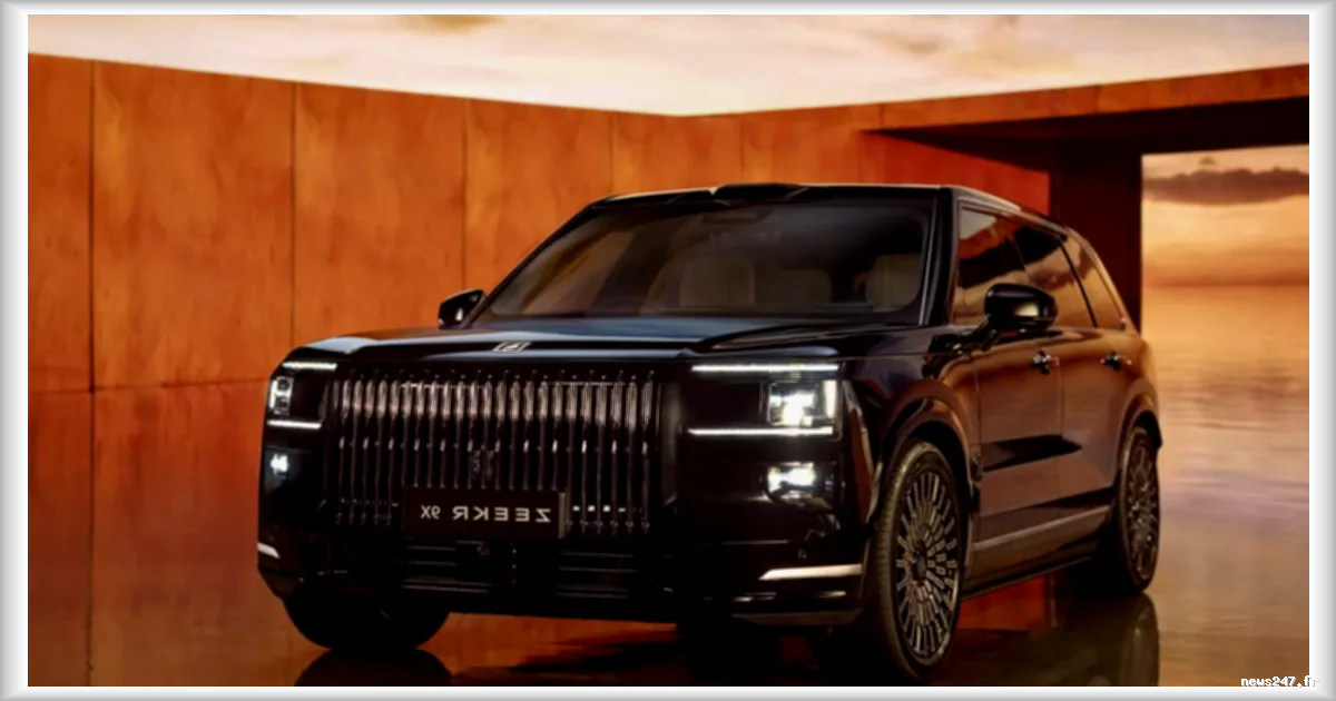 Zeekr 9X : le SUV hybride chinois aux 900 chevaux et frigo à champagne débarque en Europe